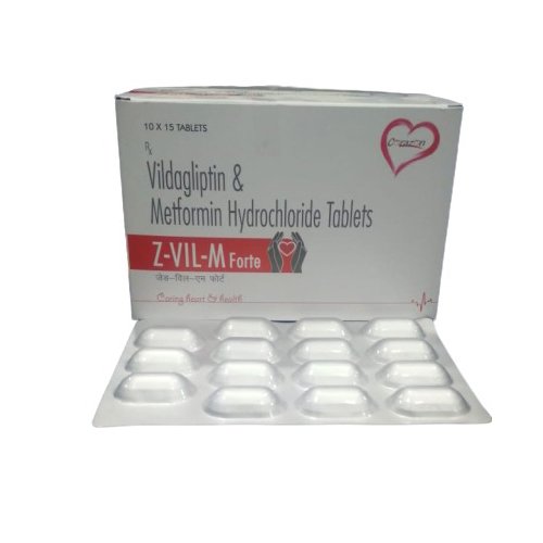 Vildagliptin and Metformin HCL Tablets